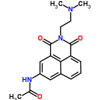N-[2-(Dimethylamino)ethyl]-3-(acetylamino)-1,8-naphthalenedicarbimide